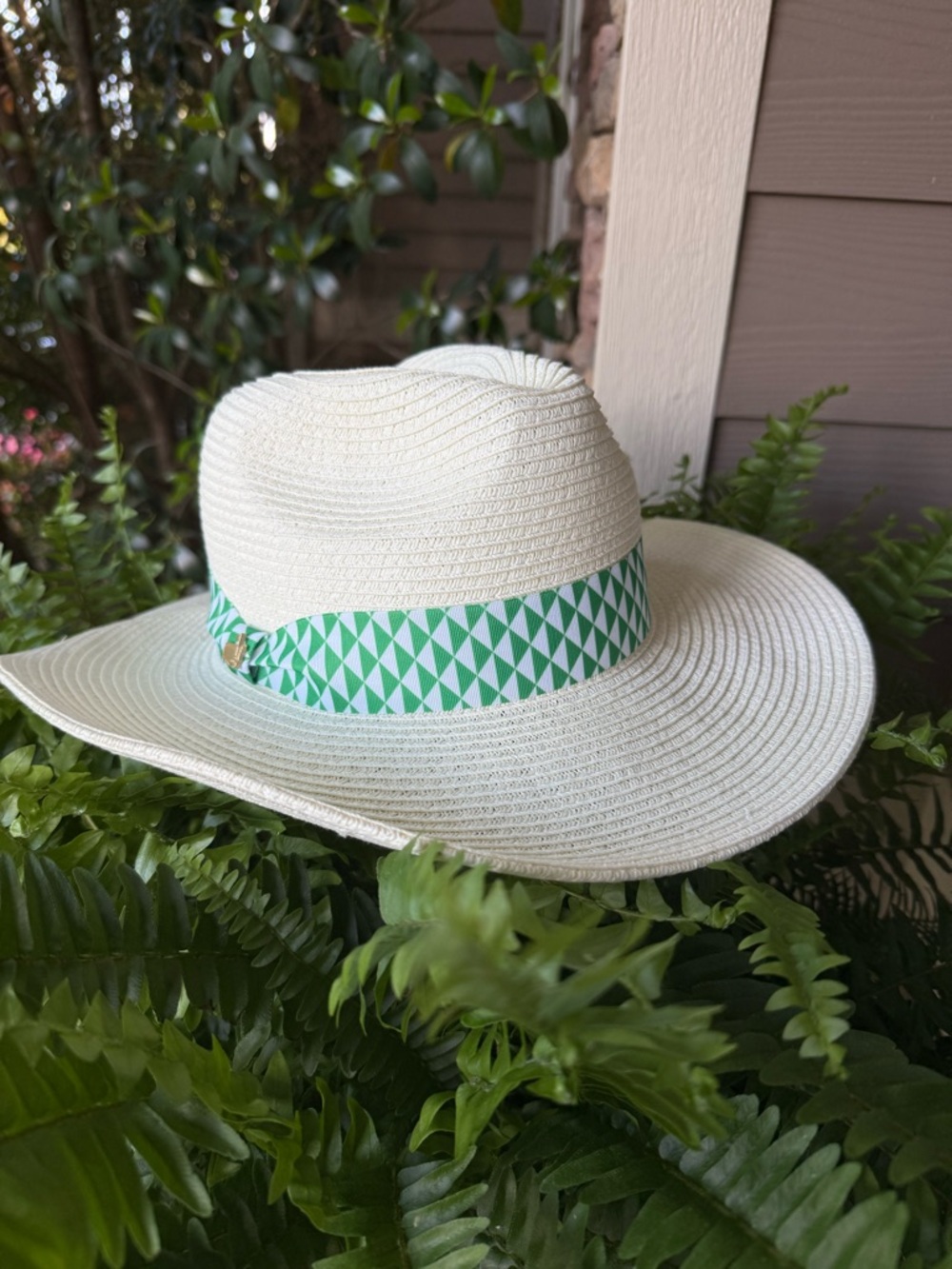 NWT 2026 Masters Tournament Straw Sun Hat Green Band & golden logo 90th Masters